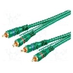 Cablu RCA - RCA, 1.5m, Goobay - 50170