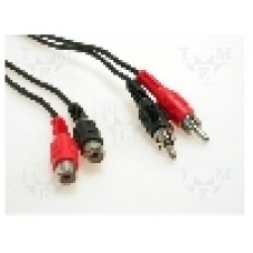 Cablu RCA - RCA, 2.5m, Goobay - 50026