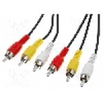 Cablu RCA - RCA, 2m, Goobay - 50381