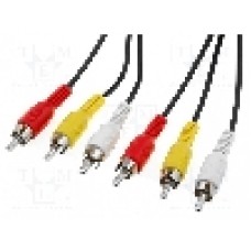 Cablu RCA - RCA, 3m, Goobay - 50382