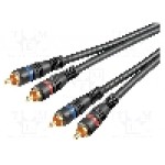 Cablu RCA - RCA, 5m, Goobay - 50120