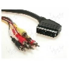 Cablu RCA - SCART, 1.5m, Goobay - 50132