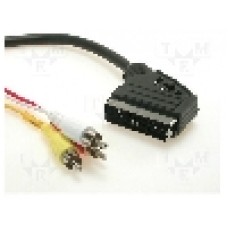 Cablu RCA - SCART, 3m, Goobay - 50365