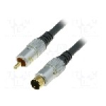 Cablu RCA - SVHS, 1.2m, PROLINK - 