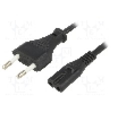 Cablu alimentare AC, 1.5m, 2 fire, culoare negru, CEE 7/16 (C) mufa, IEC C7 mama, ESPE - 