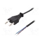Cablu alimentare AC, 1.5m, 2 fire, culoare negru, cabluri, CEE 7/16 (C) mufa, LOGILINK - CP137