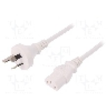 Cablu alimentare AC, 1.5m, 3 fire, culoare alb, AS/NZS 3112 (I) mufa, IEC C13 mama, LIAN DUNG - 