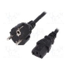 Cablu alimentare AC, 1.5m, 3 fire, culoare negru, CEE 7/7 (E/F) mufa, IEC C13 mama, LIAN DUNG - 