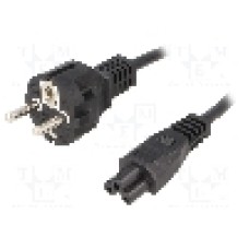 Cablu alimentare AC, 1.5m, 3 fire, culoare negru, CEE 7/7 (E/F) mufa, IEC C5 mama, ESPE - 