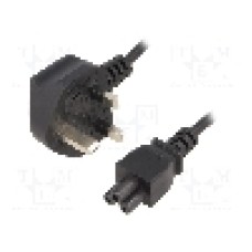 Cablu alimentare AC, 1.8m, 3 fire, culoare negru, BS 1363 (G) mufa, IEC C5 mama, ESPE - 