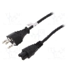 Cablu alimentare AC, 1.8m, 3 fire, culoare negru, IEC C5 mama, SEV-1011 (J) mufa, Goobay - 93960