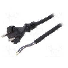 Cablu alimentare AC, 4.5m, 2 fire, culoare negru, cabluri, CEE 7/17 (C) mufa, PLASTROL - W-97258