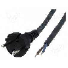 Cablu alimentare AC, 5m, 2 fire, culoare negru, cabluri, CEE 7/17 (C) mufa, JONEX - S8RR-2/10/5BK