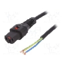 Cablu alimentare AC, 5m, 3 fire, culoare negru, cabluri, IEC C19 mama, IEC LOCK - IEC-PC1371