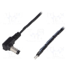 Cablu alimentare DC, cabluri, DC 5,5/2,5 mufa, negru, 1,46m, ESPE - KAB-1.5MWT2.5/L