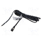 Cablu alimentare DC, cabluri, DC 5,5/2,5 mufa, negru, 1,5m, ESPE - KW252-000-213-0150