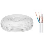 CABLU COAXIAL 75 CU+CU+2X0.5MM 100M - KAB0546 CABLU COAXIAL 75 CU+CU+2X0.5MM 100M - KAB0546