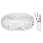 CABLU COAXIAL 75 CU+CU+2X0.5MM 300M - KAB0548 CABLU COAXIAL 75 CU+CU+2X0.5MM 300M - KAB0548