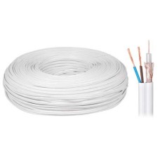 CABLU COAXIAL 75 CU+CU+2X0.5MM 300M - KAB0548 CABLU COAXIAL 75 CU+CU+2X0.5MM 300M - KAB0548