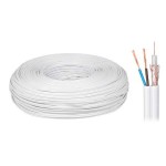 CABLU COAXIAL 75 CU+CU+2X0.5MM CU 200M - KAB0547 CABLU COAXIAL 75 CU+CU+2X0.5MM CU 200M - KAB0547