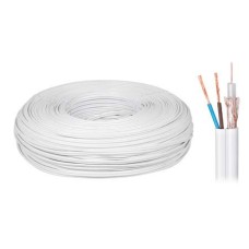 CABLU COAXIAL 75 CU+CU+2X0.5MM CU 200M - KAB0547 CABLU COAXIAL 75 CU+CU+2X0.5MM CU 200M - KAB0547