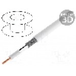 Cablu coaxial, BiTSAT 757, 1m, dublu ecranat, nu propaga flacara, 75Ω, BITNER, LF0500 Cablu coaxial, BiTSAT 757, 1m, dublu ecranat, nu propaga flacara, 75Ω, BITNER, LF0500
