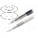 Cablu coaxial, H126, RG6, 1m, dublu ecranat, fara halogen, 75Ω, BELDEN, H126D03.00B100 Cablu coaxial, H126, RG6, 1m, dublu ecranat, fara halogen, 75Ω, BELDEN, H126D03.00B100