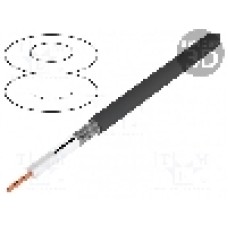 Cablu coaxial, H155, 1m, dublu ecranat, 50Ω, BELDEN, H155A00.00B100