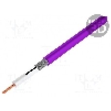 Cablu coaxial, RG179, 1m, dublu ecranat, 75Ω, BELDEN, 179DT 0071000