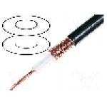 Cablu coaxial, RG213U, 1m, ecranat, 50Ω, HELUKABEL, 40012 Cablu coaxial, RG213U, 1m, ecranat, 50Ω, HELUKABEL, 40012