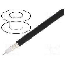 Cablu coaxial, RG214, 1m, dublu ecranat, 50Ω, BELDEN, MRG214.00100 Cablu coaxial, RG214, 1m, dublu ecranat, 50Ω, BELDEN, MRG214.00100