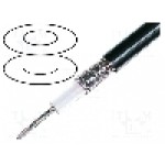 Cablu coaxial, RG214U, 1m, dublu ecranat, 50Ω, HELUKABEL, 40011 Cablu coaxial, RG214U, 1m, dublu ecranat, 50Ω, HELUKABEL, 40011