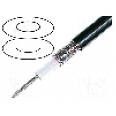 Cablu coaxial, RG214U, 1m, dublu ecranat, 50Ω, HELUKABEL, 40011 Cablu coaxial, RG214U, 1m, dublu ecranat, 50Ω, HELUKABEL, 40011