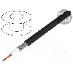 Cablu coaxial, RG58, 1m, de inalta tensiune, 45Ω, STÄUBLI, 61.7580-21 Cablu coaxial, RG58, 1m, de inalta tensiune, 45Ω, STÄUBLI, 61.7580-21