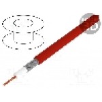 Cablu coaxial, RG58, 1m, de inalta tensiune, 45Ω, STÄUBLI, 61.7580-22 Cablu coaxial, RG58, 1m, de inalta tensiune, 45Ω, STÄUBLI, 61.7580-22
