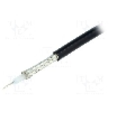 Cablu coaxial, RG58A/U, 1m, ecranat, 50Ω, ALPHA WIRE, 9058AC BK001 Cablu coaxial, RG58A/U, 1m, ecranat, 50Ω, ALPHA WIRE, 9058AC BK001