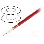 Cablu coaxial, RG59-flex, 1m, ecranat, 75Ω, TASKER, RG59 FLEX RED Cablu coaxial, RG59-flex, 1m, ecranat, 75Ω, TASKER, RG59 FLEX RED