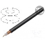 Cablu coaxial, RG59, 1m, ecranat, fara halogen, 75Ω, TASKER, RG59PUR Cablu coaxial, RG59, 1m, ecranat, fara halogen, 75Ω, TASKER, RG59PUR