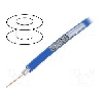 Cablu coaxial, RG59, 1m, triplu ecranat, 75Ω, TELESTE, S5990 NVTCU Cablu coaxial, RG59, 1m, triplu ecranat, 75Ω, TELESTE, S5990 NVTCU