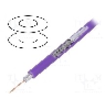 Cablu coaxial, RG59, 1m, triplu ecranat, 75Ω, TELESTE, S5990 VVTCU Cablu coaxial, RG59, 1m, triplu ecranat, 75Ω, TELESTE, S5990 VVTCU