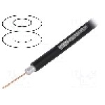 Cablu coaxial, RG6, 1m, dublu ecranat, 75Ω, TELESTE, S677BEFCU Cablu coaxial, RG6, 1m, dublu ecranat, 75Ω, TELESTE, S677BEFCU