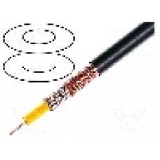 Cablu coaxial, RG6AU, 1m, dublu ecranat, 75Ω, HELUKABEL, 40001 Cablu coaxial, RG6AU, 1m, dublu ecranat, 75Ω, HELUKABEL, 40001