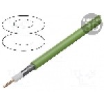 Cablu coaxial, RG6/U, 1m, dublu ecranat, fara halogen, 75Ω, BELDEN, 1694ANH.01100 Cablu coaxial, RG6/U, 1m, dublu ecranat, fara halogen, 75Ω, BELDEN, 1694ANH.01100