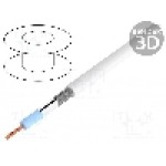 Cablu coaxial, SAT-KOAX-1.0/4.6, 1m, dublu ecranat, 75Ω, HELUKABEL, 400197 Cablu coaxial, SAT-KOAX-1.0/4.6, 1m, dublu ecranat, 75Ω, HELUKABEL, 400197