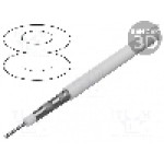 Cablu coaxial, 1m, cvadruplu ecranat, 75Ω, Goobay, 49761 Cablu coaxial, 1m, cvadruplu ecranat, 75Ω, Goobay, 49761