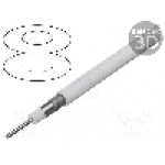 Cablu coaxial, 1m, dublu ecranat, 75Ω, Goobay, 49759 Cablu coaxial, 1m, dublu ecranat, 75Ω, Goobay, 49759