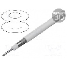 Cablu coaxial, 1m, dublu ecranat, 75Ω, Goobay, 49759 Cablu coaxial, 1m, dublu ecranat, 75Ω, Goobay, 49759