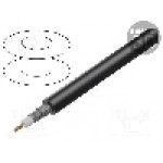 Cablu coaxial, 1m, dublu ecranat, 75Ω, TASKER, T42 PVC Cablu coaxial, 1m, dublu ecranat, 75Ω, TASKER, T42 PVC