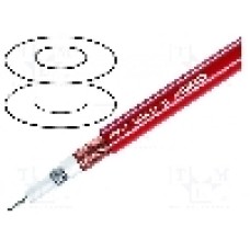 Cablu coaxial, 1m, dublu ecranat, fara halogen, triaxial, 75Ω, TASKER, TR11PURFLEX