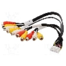 Cablu conectare Kenwood, conector RCA, 20 pini, T114722 Cablu conectare Kenwood, conector RCA, 20 pini, T114722